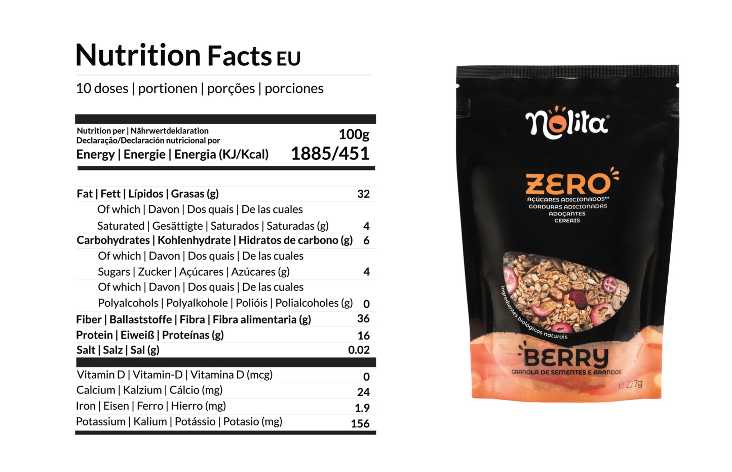 Berry granola with Cranberries