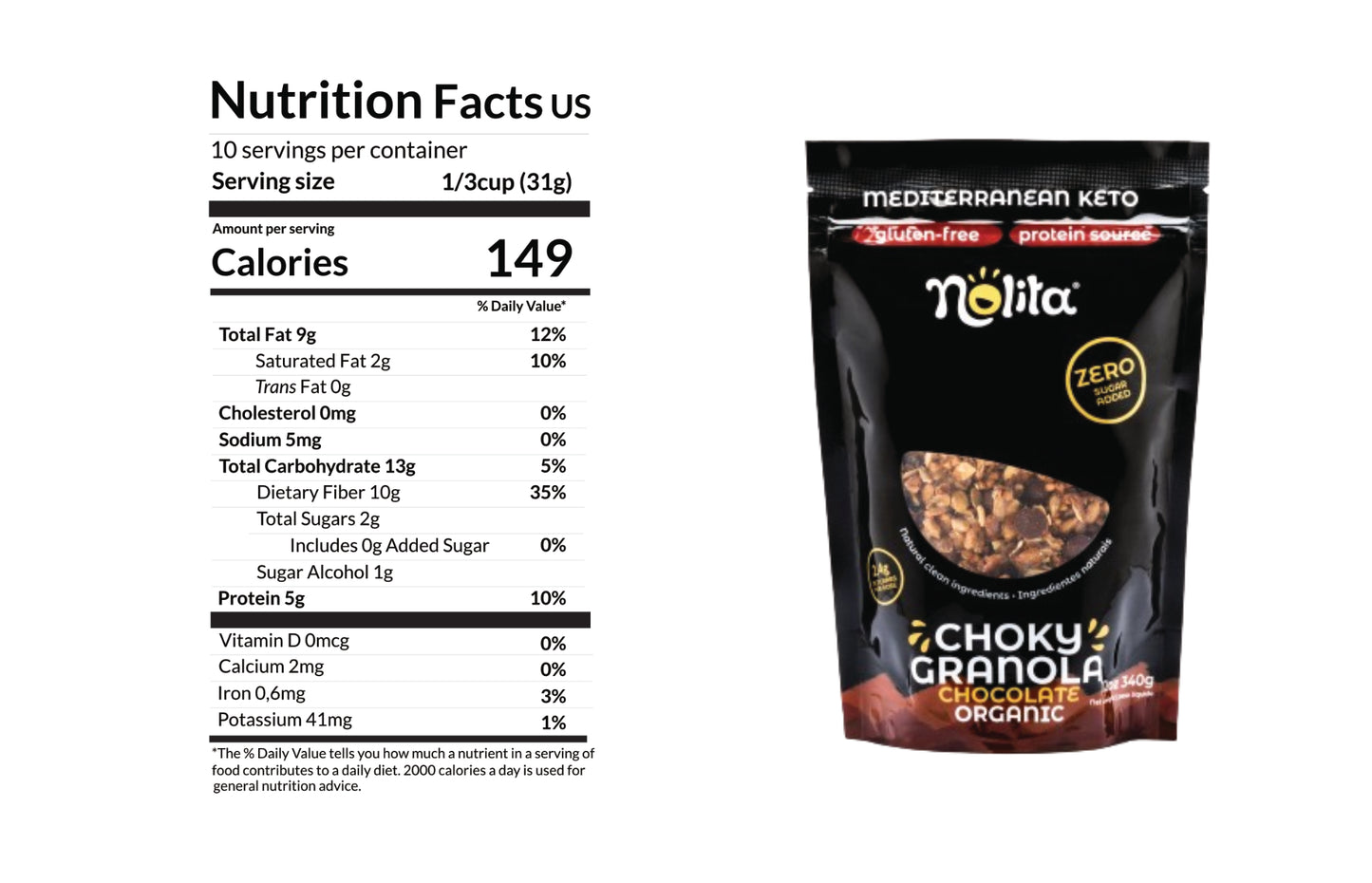 Choky Granola with Chocolate
