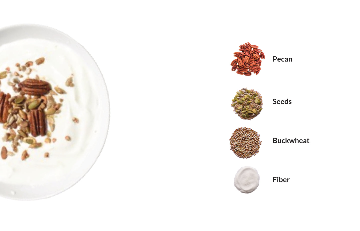 Crunchy granola with Pecan