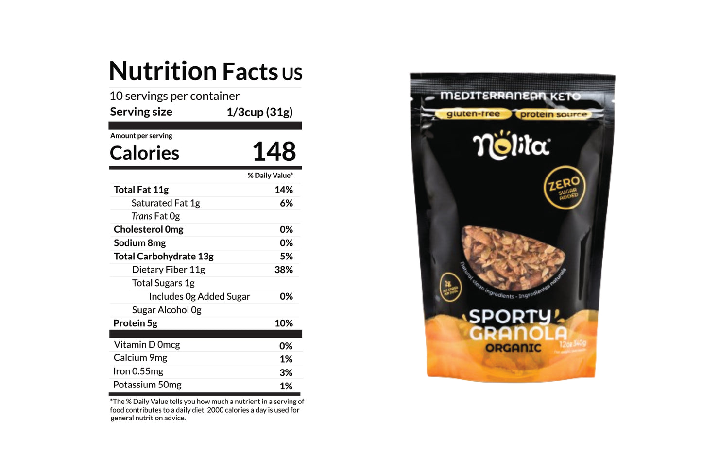 Sporty granola with Seeds & Almonds