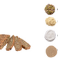 Seeds bread ingredients