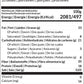 EU nutritional information Choky Granola