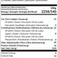 EU nutritional information pure baking mix