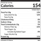 US nutritional information Choky Granola